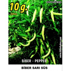 Biber Tohumu Sarı Süs - 10 g (~ Takribi 800 Tohum) Biber Tohumu Sarı Süs - 10 g (~ Takribi 800 Tohum)