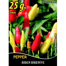 Biber Tohumu Biberiye - Batem Alpçelik - 25 G. (~ Takribi 2000 Tohum) Biber Tohumu Biberiye - Batem Alpçelik - 25 G. (~ Takribi 2000 Tohum)