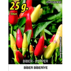 Biber Tohumu Biberiye - Batem Alpçelik - 25g (~ Takribi 2000 Tohum)