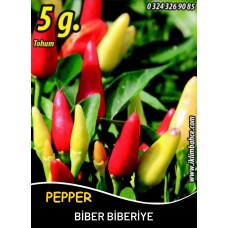 Biber Tohumu Biberiye - Batem Alpçelik - 5 G (~ Takribi 750 Tohum)