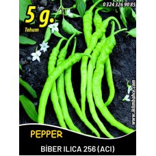 Biber Tohumu Ilıca 256 Acı Sivri 5 G. (~ Takribi 750 Tohum)