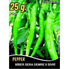 Biber Tohumu Sera Demre 8 - 25 G. (~ Takribi 2000 Tohum)
