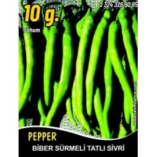 Biber Tohumu Sürmeli Biberi 10 G. (~ Takribi 1500 Tohum)