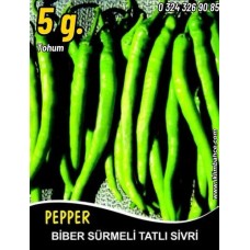 Biber Tohumu Sürmeli Biberi 5 G. (~ Takribi 750 Tohum) Biber Tohumu Sürmeli Biberi 5 G. (~ Takribi 750 Tohum)