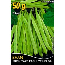 Fasulye Tohumu Helda  ( Sırık )  - 50G  (~ Takribi 150 Tohum)