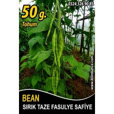 Fasulye Tohumu Safiye  ( Sırık )  -50 Gr  (~ Takribi 100 Tohum)