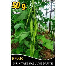 Fasulye Tohumu Safiye  ( Sırık )  -50 Gr  (~ Takribi 100 Tohum)