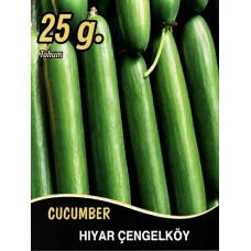 Hıyar Tohumu Salatalık Çengelköy - 25 G. (~ Takribi 500 Tohum)