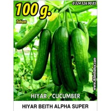 Hıyar Tohumu Salatalık Süper Beith Alpha - 100 G