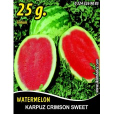 Karpuz Tohumu Crimson Sweet - 25 G. (~ Takribi 175 Tohum )