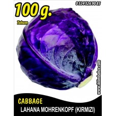 Lahana Tohumu Mohrenkopf  (Kırmızı) - 100 G