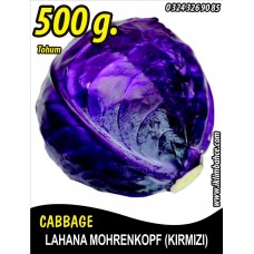 Lahana Tohumu Mohrenkopf  (Kırmızı) - 500 G