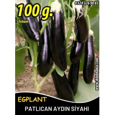 Patlıcan Tohumu Aydın Siyahı 55 - 100 G.